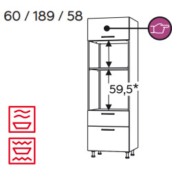 Modulo 60 columna horno...