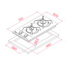 Placa Cristal Teka GBC32000 BUT