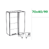 Modulo rinconero alto 70x40/90